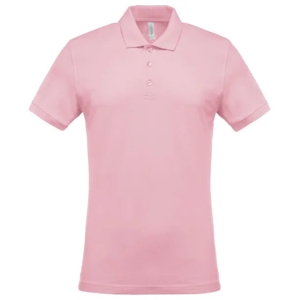  MEN'S SHORT-SLEEVED PIQUÉ POLO SHIRT, 180 g/m2 - Kariban Pale Pink