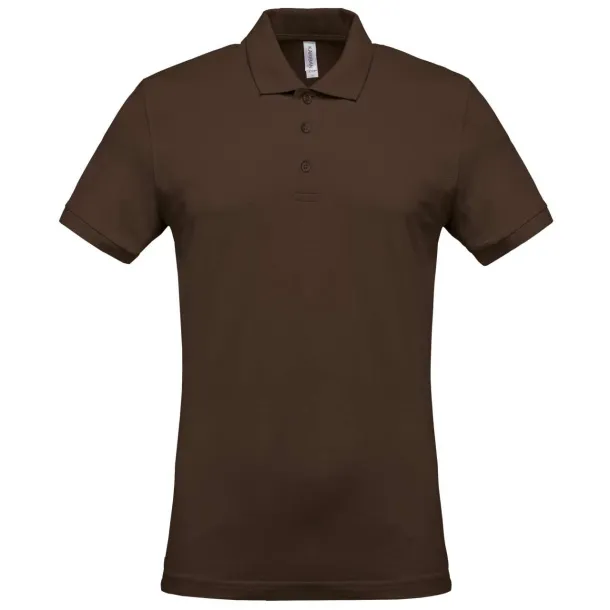  MEN'S SHORT-SLEEVED PIQUÉ POLO SHIRT - Kariban Chocolate