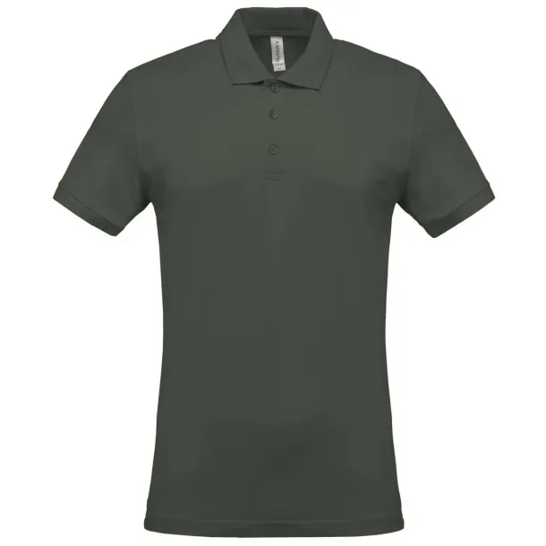  MEN'S SHORT-SLEEVED PIQUÉ POLO SHIRT - Kariban Tamno Kahki