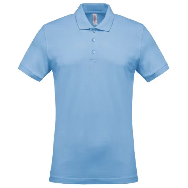  MEN'S SHORT-SLEEVED PIQUÉ POLO SHIRT, 180 g/m2 - Kariban Sky blue