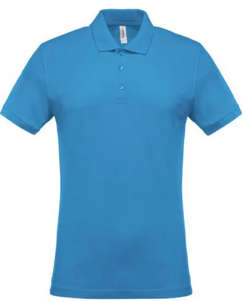  MEN'S SHORT-SLEEVED PIQUÉ POLO SHIRT, 180 g/m2 - Kariban Tropical Blue