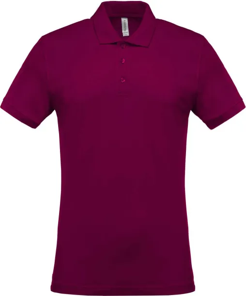  MEN'S SHORT-SLEEVED PIQUÉ POLO SHIRT - Kariban Wine