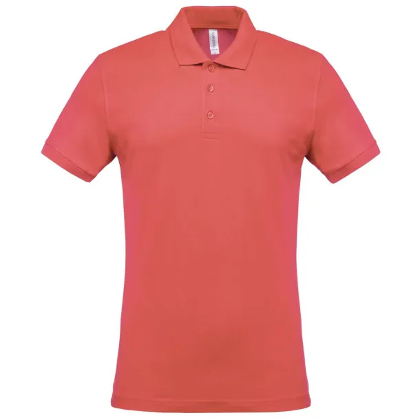  MEN'S SHORT-SLEEVED PIQUÉ POLO SHIRT - Kariban True Coral