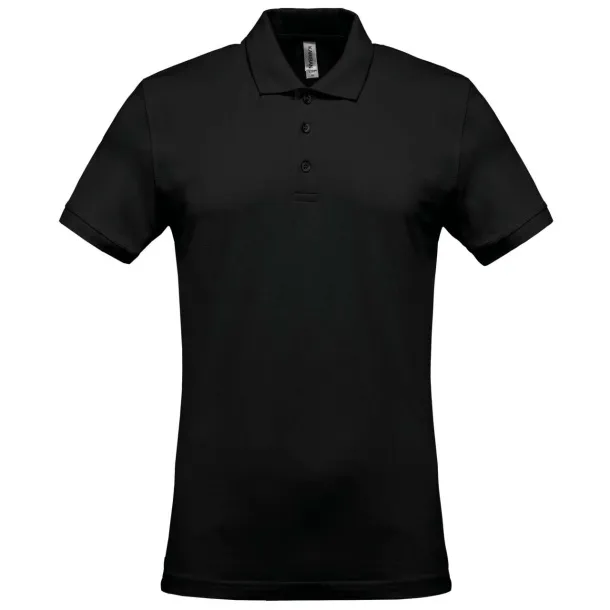  MEN'S SHORT-SLEEVED PIQUÉ POLO SHIRT - Kariban Black