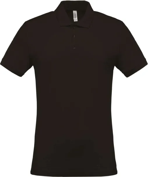  MEN'S SHORT-SLEEVED PIQUÉ POLO SHIRT - Kariban Tamno siva