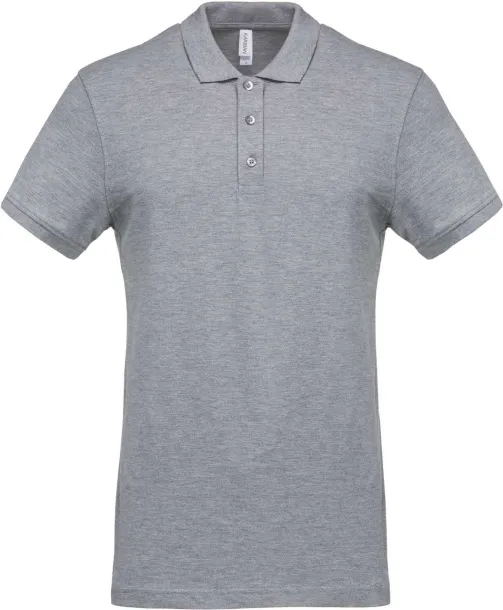  MEN'S SHORT-SLEEVED PIQUÉ POLO SHIRT - Kariban Oxford Grey