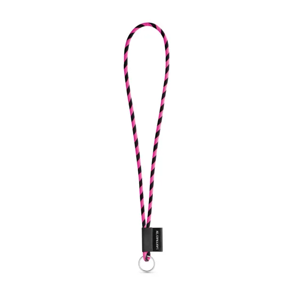 75126 Lanyard Tube Long Set I. Standard Models Black Pink