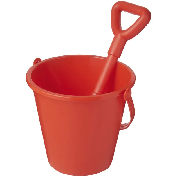 Tides recycled beach bucket and spade - Unbranded Red