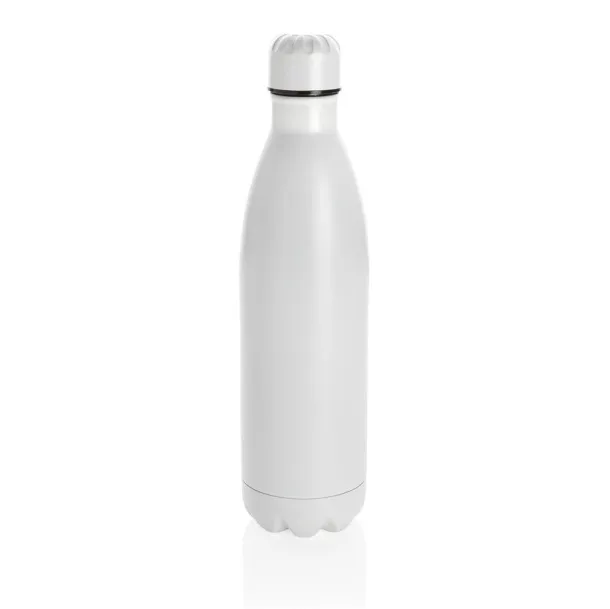  Solid color vacuum stainless steel bottle 750ml - XD Collection White 