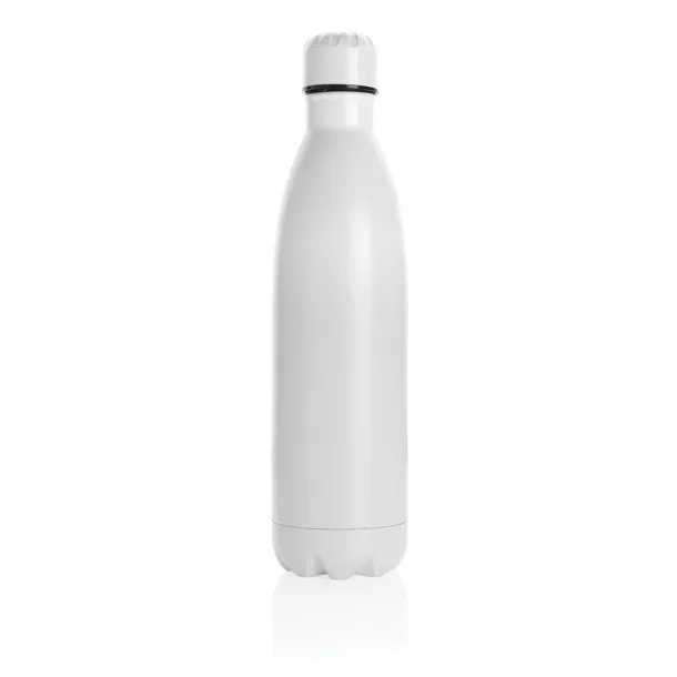  Solid color vacuum stainless steel bottle 750ml - XD Collection White 