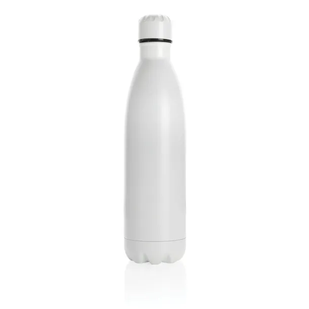  Solid color vacuum stainless steel bottle 750ml - XD Collection White 