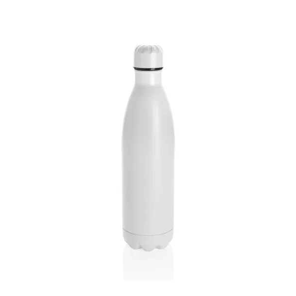  Solid color vacuum stainless steel bottle 750ml - XD Collection White 