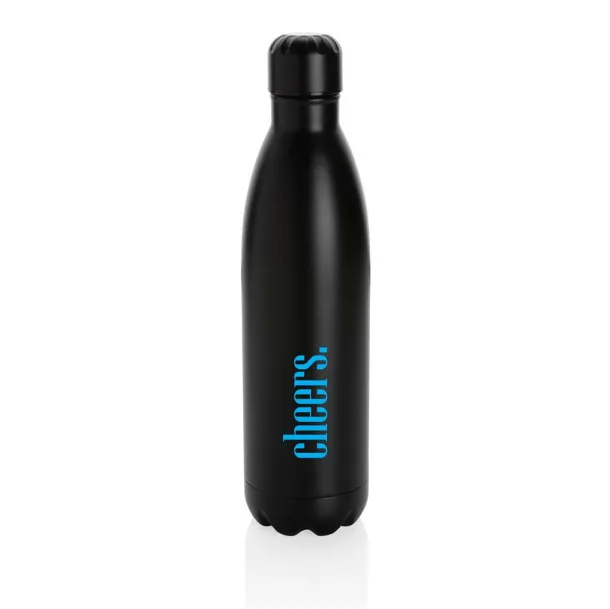  Solid color vacuum stainless steel bottle 750ml - XD Collection Black 