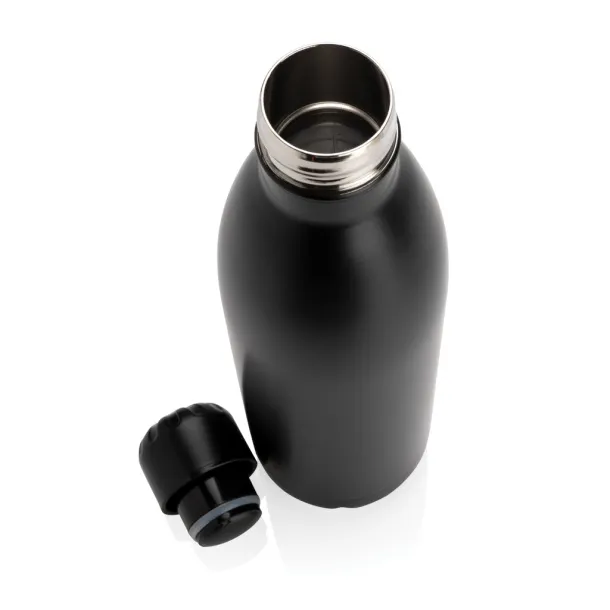  Solid color vacuum stainless steel bottle 750ml - XD Collection Black 