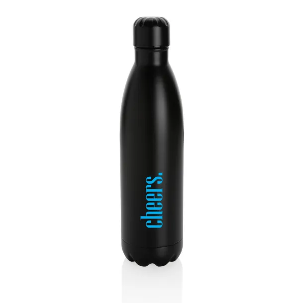  Solid color vacuum stainless steel bottle 750ml - XD Collection Black 