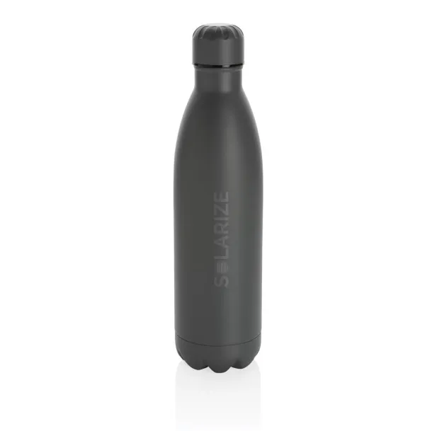  Solid color vacuum stainless steel bottle 750ml - XD Collection Grey 