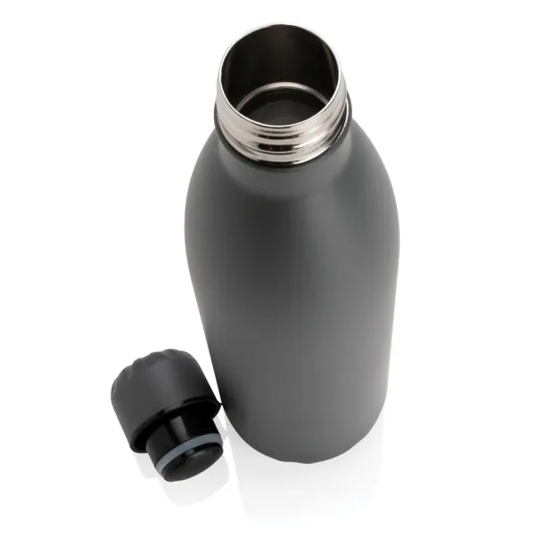  Solid color vacuum stainless steel bottle 750ml - XD Collection Grey 