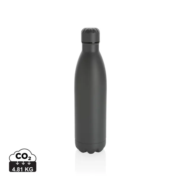  Solid color vacuum stainless steel bottle 750ml - XD Collection Grey 