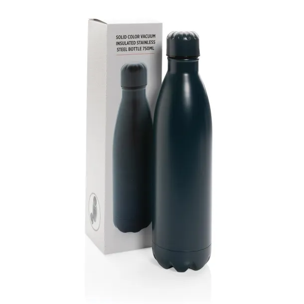  Solid color vacuum stainless steel bottle 750ml - XD Collection Blue 