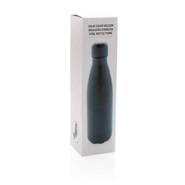  Solid color vacuum stainless steel bottle 750ml - XD Collection Blue 