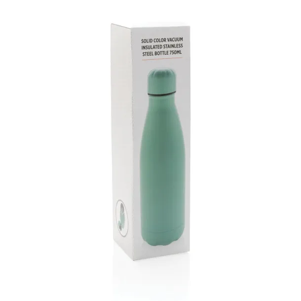  Solid color vacuum stainless steel bottle 750ml - XD Collection Green 