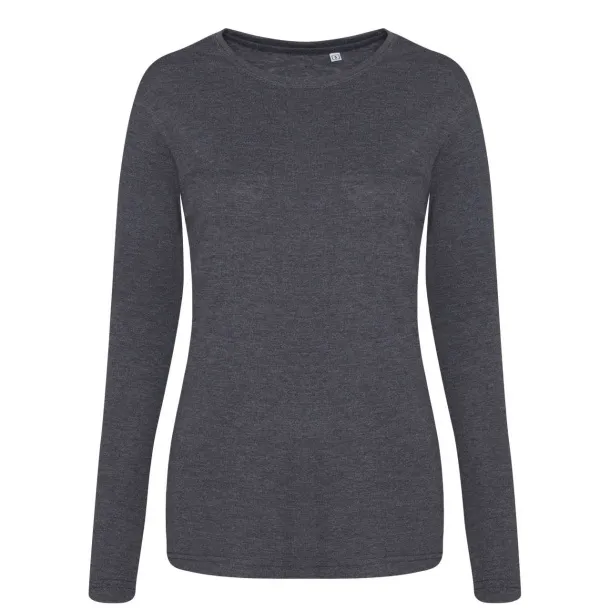  Ženska majica dugih rukava - Just Ts Heather Charcoal