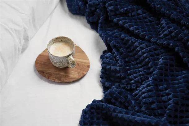  VINGA Branson GRS recycled pet blanket - Vinga navy