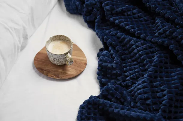  VINGA Branson GRS recycled pet blanket - Vinga navy