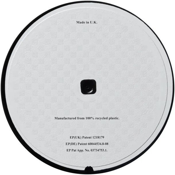 Brite-Mat® round coaster - Brite-Mat® Crna