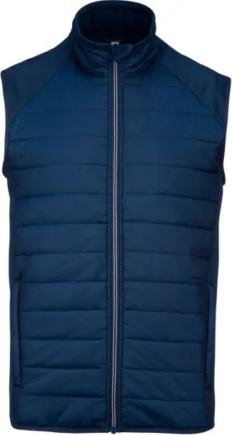  DUAL-FABRIC SLEEVELESS SPORTS JACKET - Proact Blue Dusk Blue Dusk