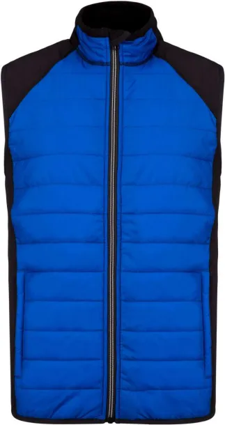  DUAL-FABRIC SLEEVELESS SPORTS JACKET - Proact Dark Royal Blue Black