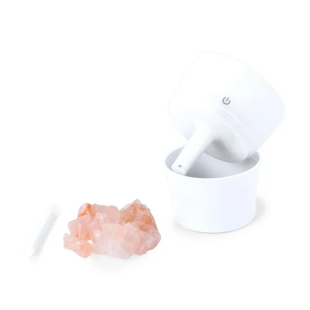  Humidifier, multicolour light, Himalayan salt stones Bijela