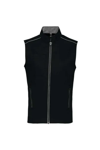  MEN'S DAYTODAY GILET - Designed To Work Black Light Grey