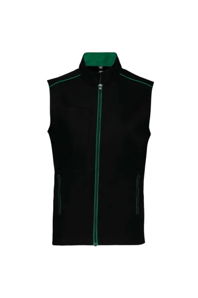  MEN'S DAYTODAY GILET - Designed To Work Black Yellow