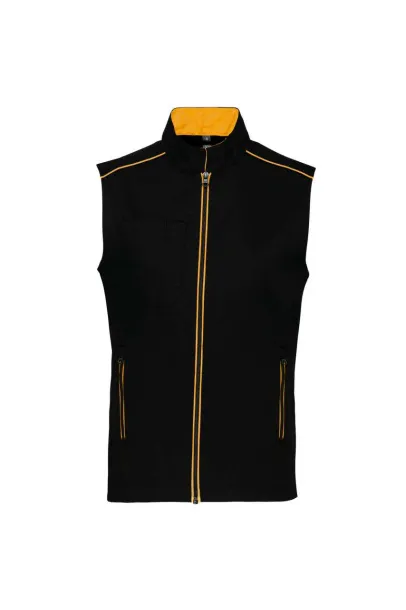  MEN'S DAYTODAY GILET - Designed To Work Black Yellow