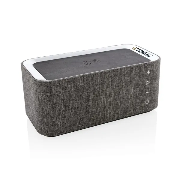  Vogue wireless charging speaker - XD Xclusive Cool Grey 9 Black