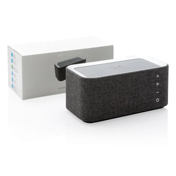  Vogue wireless charging speaker - XD Xclusive Cool Grey 9 Black