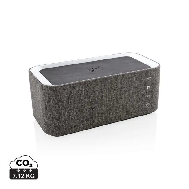  Vogue wireless charging speaker - XD Xclusive Cool Grey 9 Black