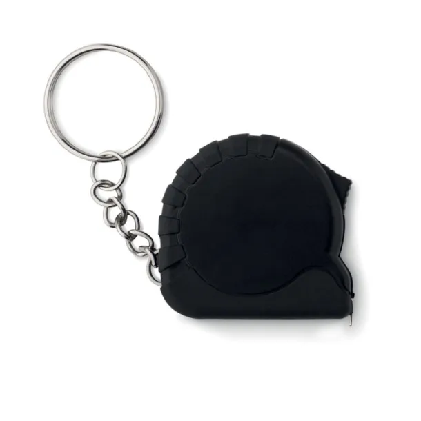 ITO Small measuring tape key ring Black