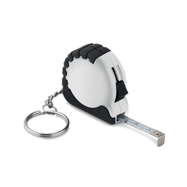 ITO Small measuring tape key ring White