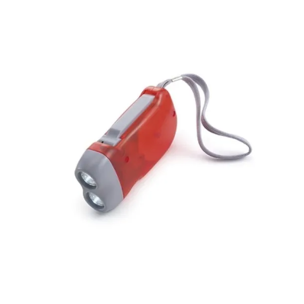  Dynamo torch 2 LED Crvena