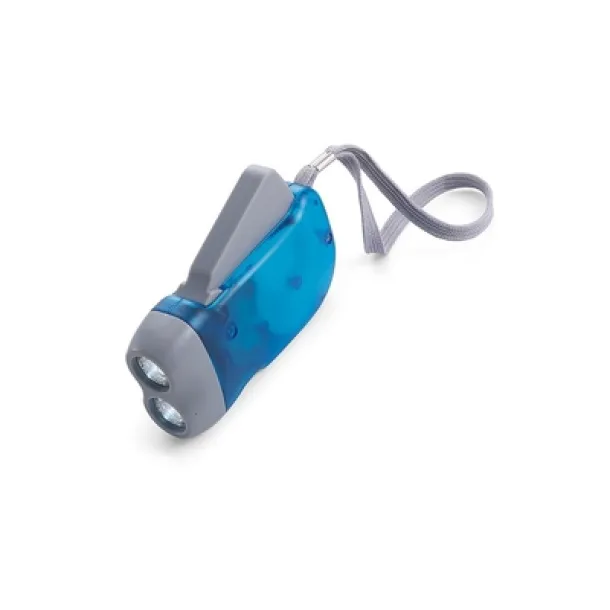  Dynamo torch 2 LED blue