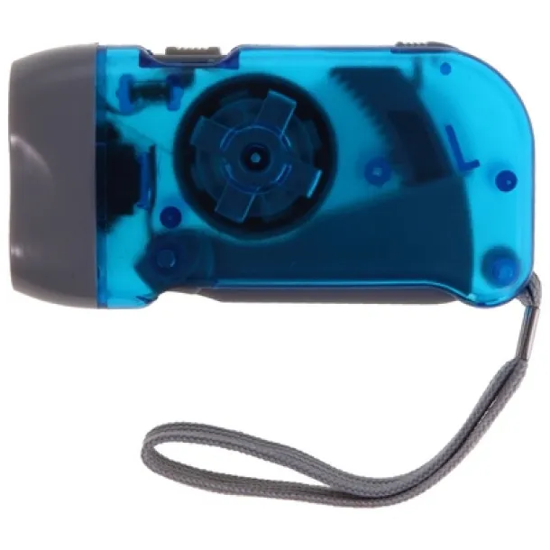  Dynamo torch 2 LED blue