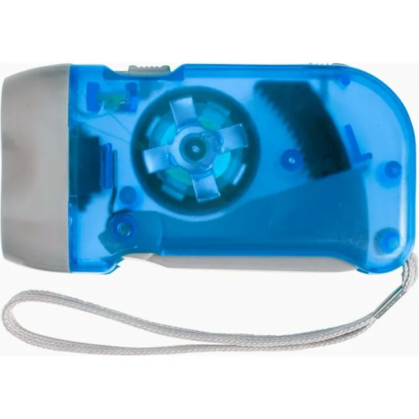  Dynamo torch 2 LED blue