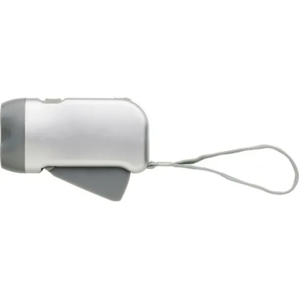  Dynamo torch 2 LED silver