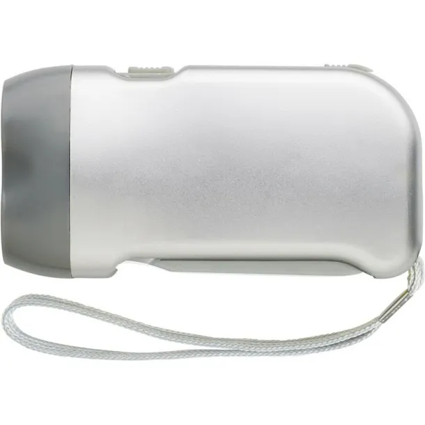  Dynamo torch 2 LED silver