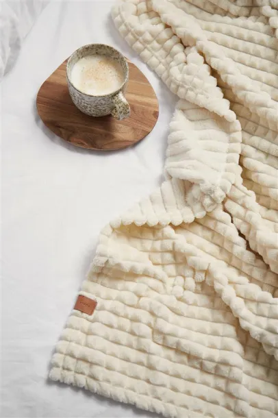  VINGA Branson GRS recycled pet blanket - Vinga beige