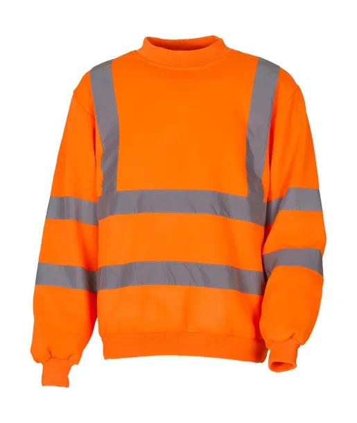  Fluo Sweatshirt - Yoko Fluo Orange