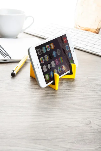 Plassi mobile holder Yellow Black