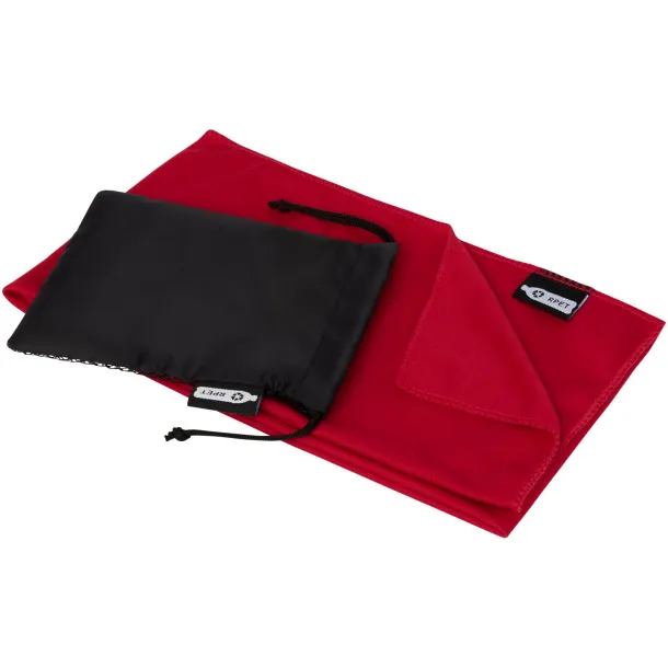 Raquel cooling towel made from recycled PET Red